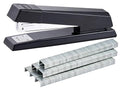 Minimalist Bostitch Office Stapler, No-Jam top-tier for Desktop, Includes Collection