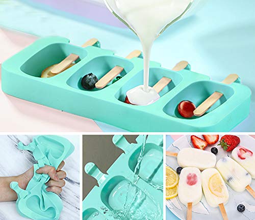 Classic Popsicles Molds, Ozera 2 Pack Homemade Cake Kit
