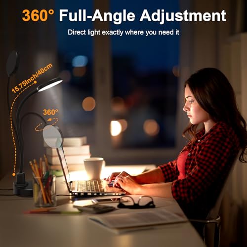 Classic 15W LED Desk Lamp with USB Charging Collection